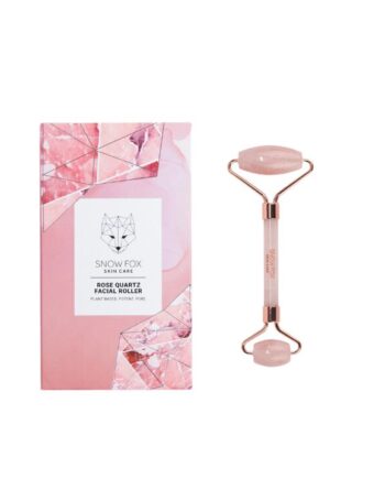 SNOW FOX ROSE QUARTZ FACIAL ROLLER