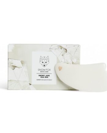 SNOW FOX SNOWY JADE GUA SHA STONE
