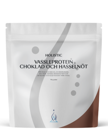 Vassleprotein choklad och hasselnöt, 750 g