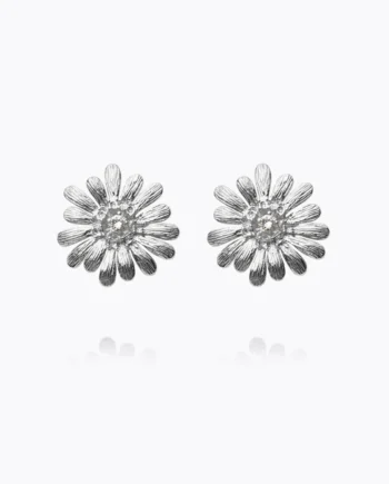 Daisy Earrings  Rhodium